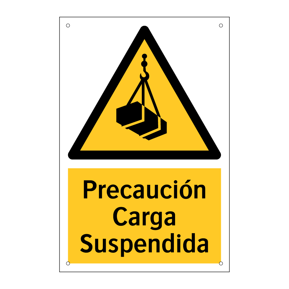 Precaución Carga Suspendida