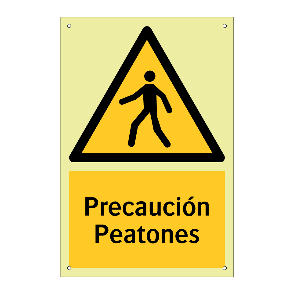 Precaución Peatones