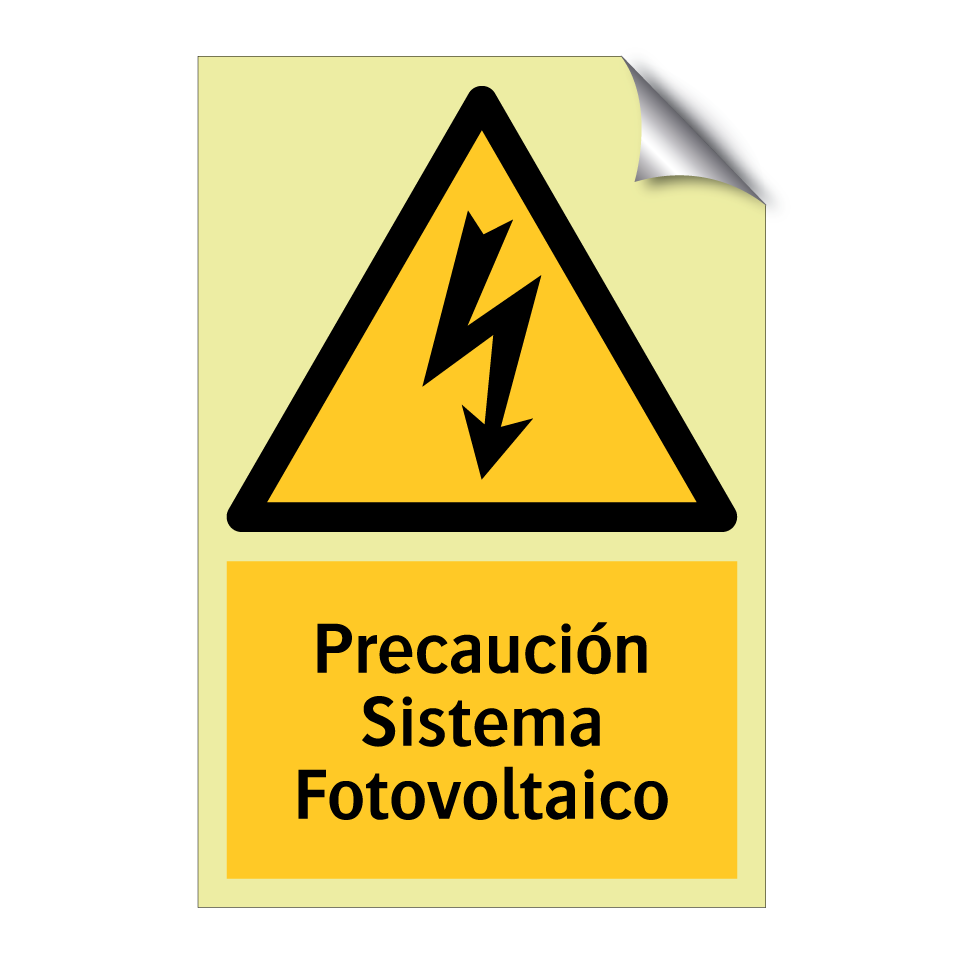 Precaución Sistema Fotovoltaico
