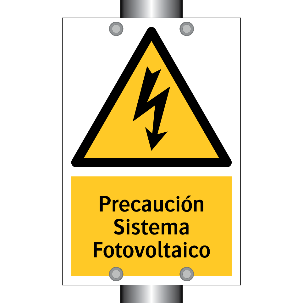Precaución Sistema Fotovoltaico