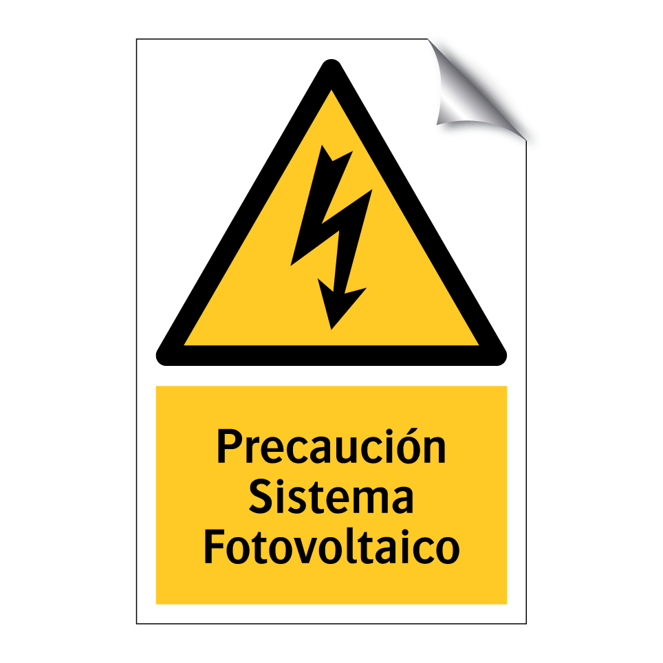 Precaución Sistema Fotovoltaico