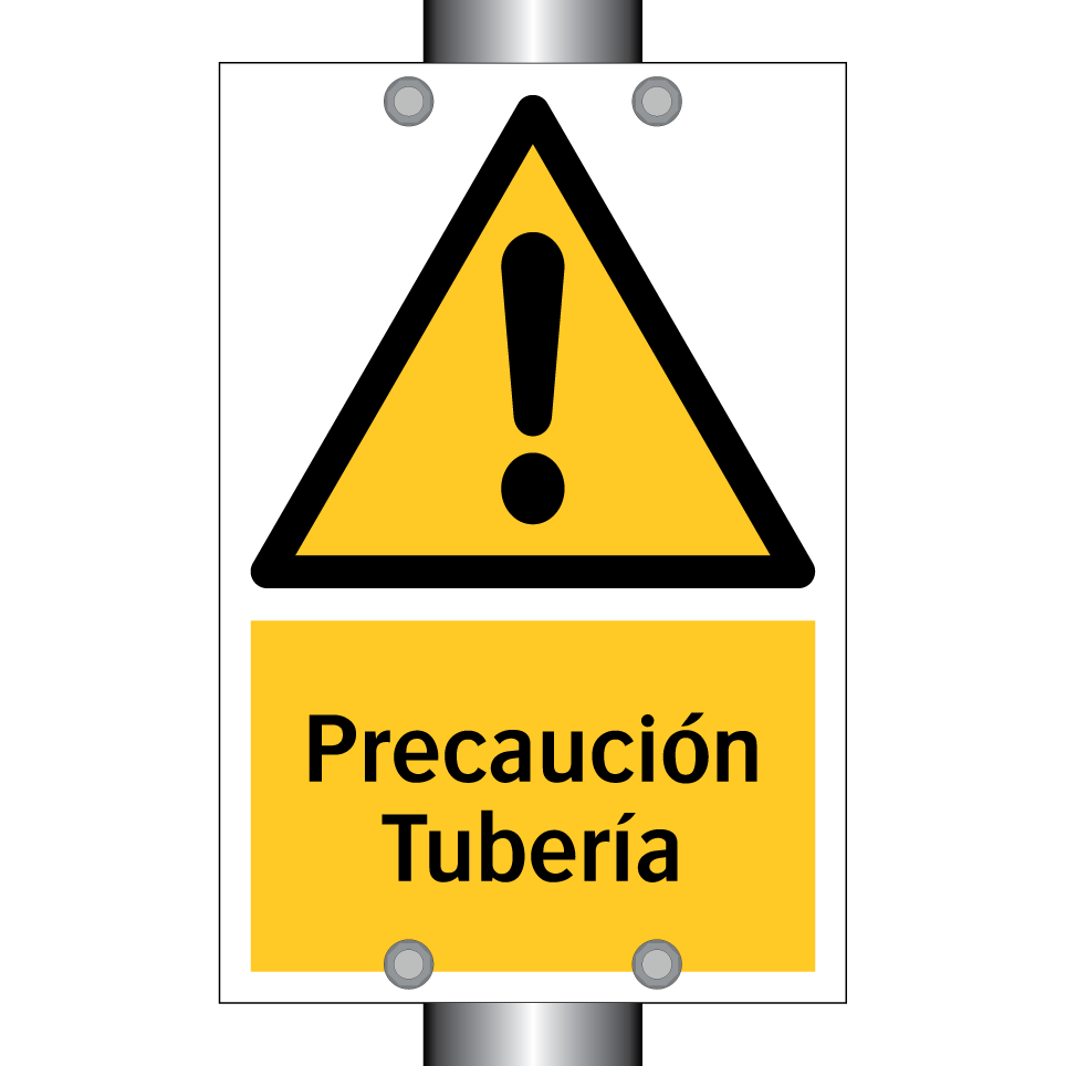 Precaución Tubería