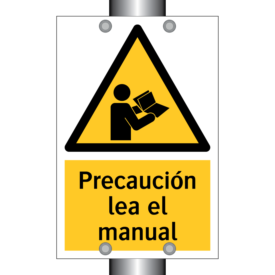 Precaución lea el manual