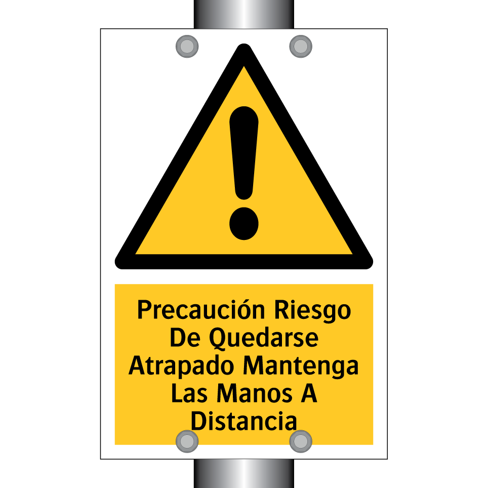 Precaución Riesgo De Quedarse Atrapado Mantenga Las Manos A Distancia