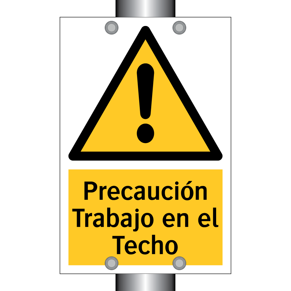 Precaución Trabajo en el Techo