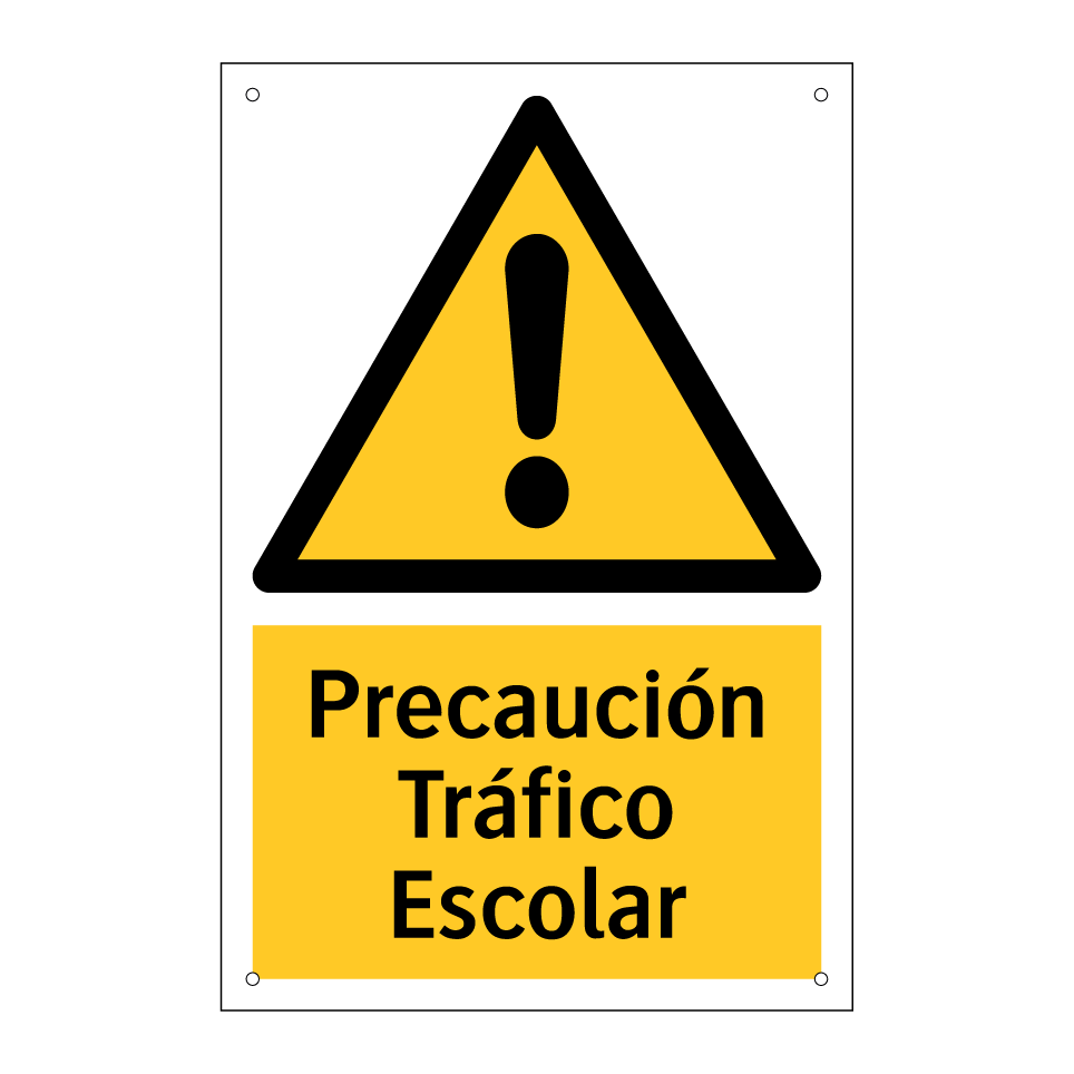Precaución Tráfico Escolar