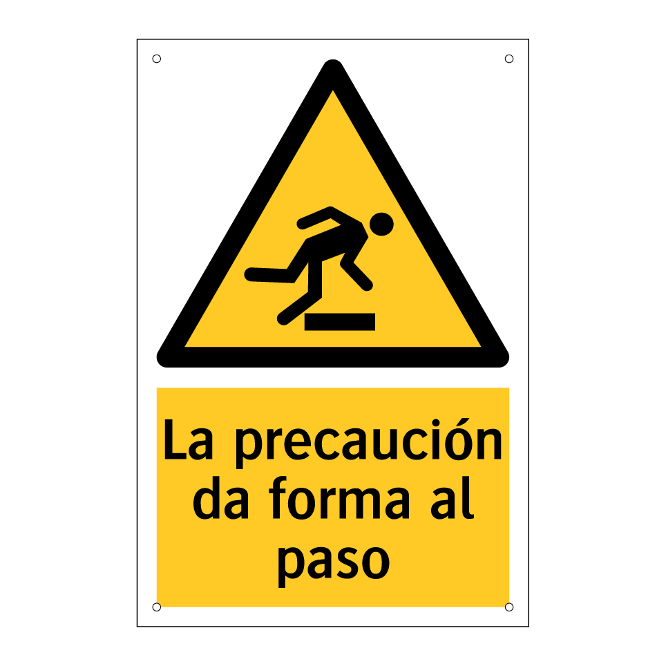 La precaución da forma al paso