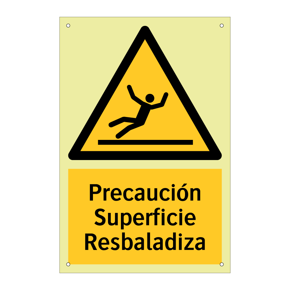 Precaución Superficie Resbaladiza