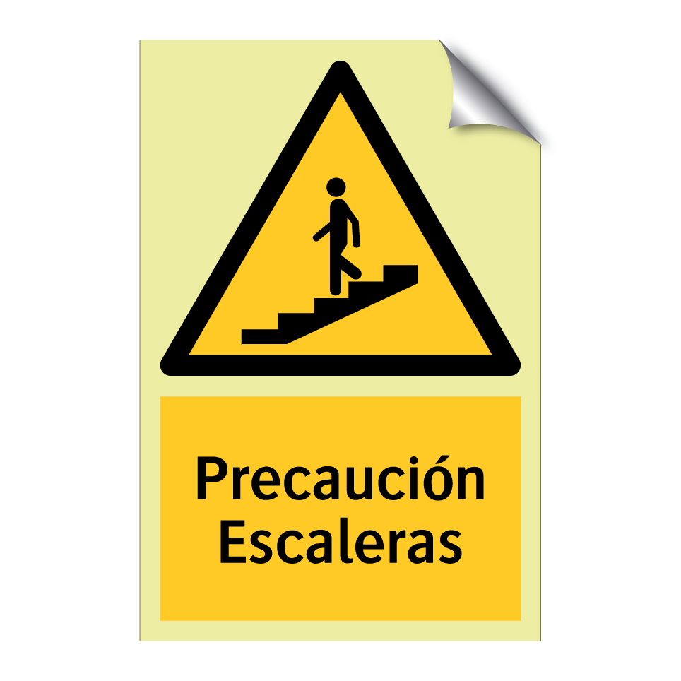 Precaución Escaleras