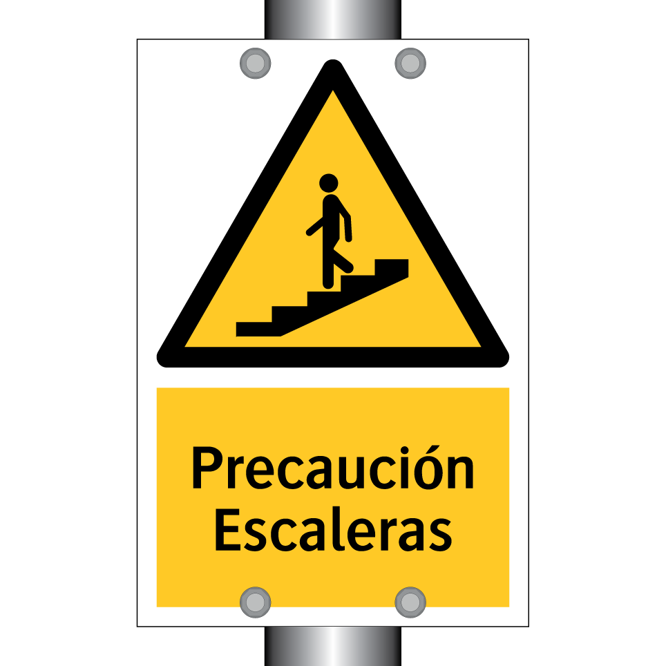 Precaución Escaleras