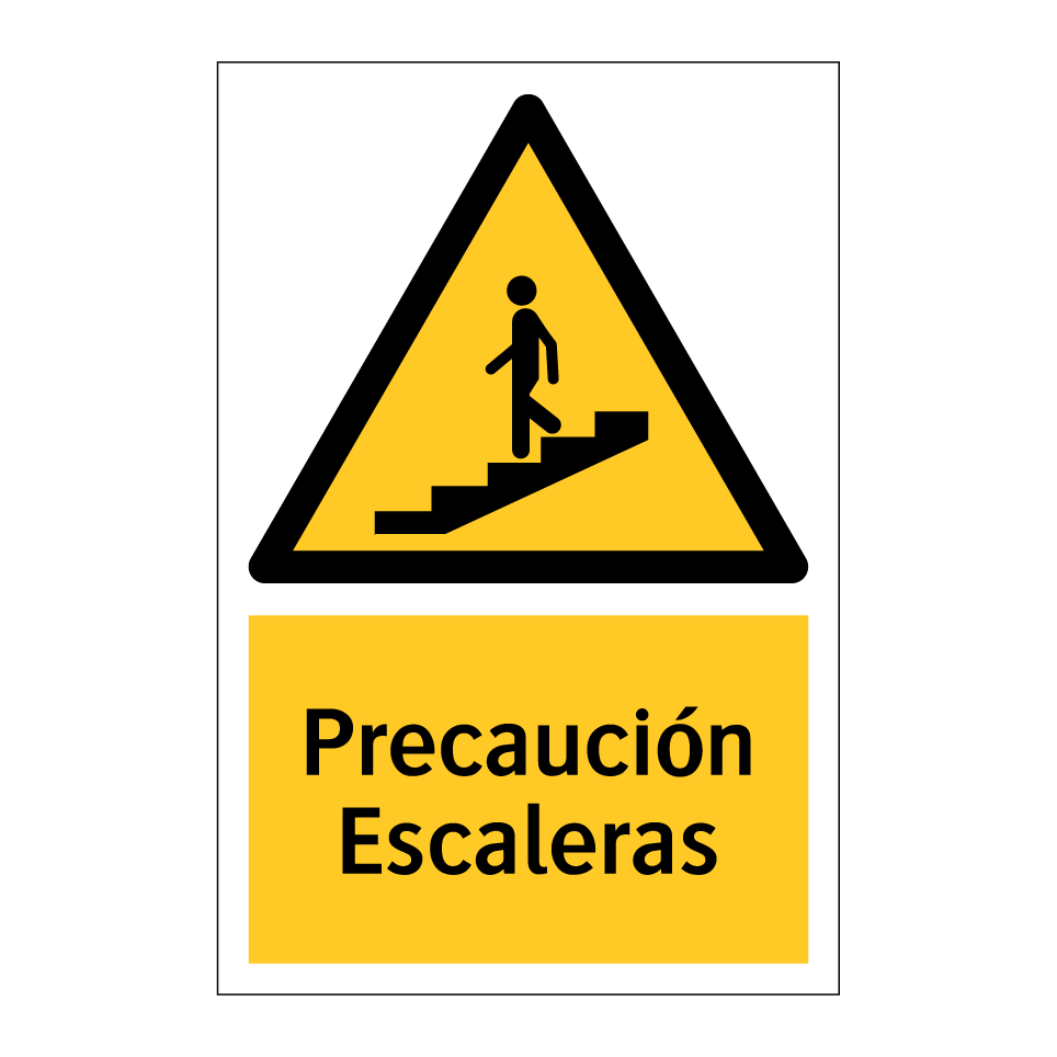 Precaución Escaleras