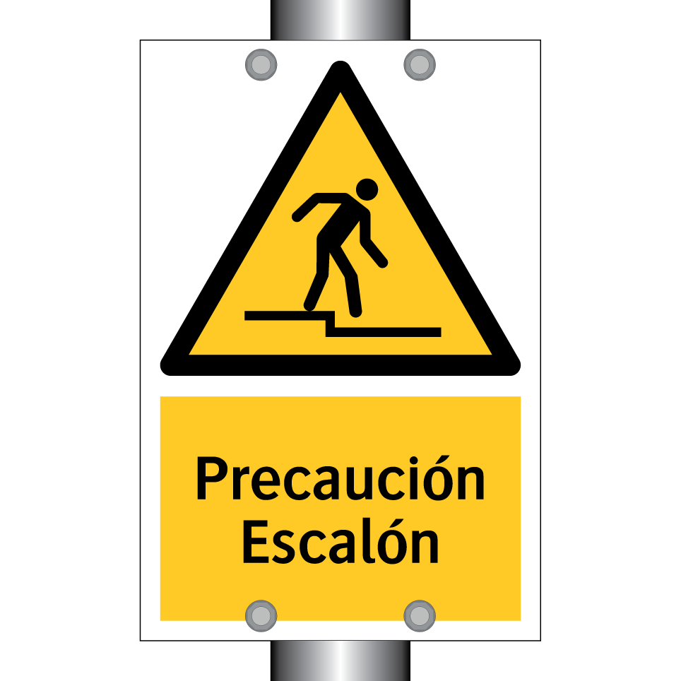 Precaución Escalón