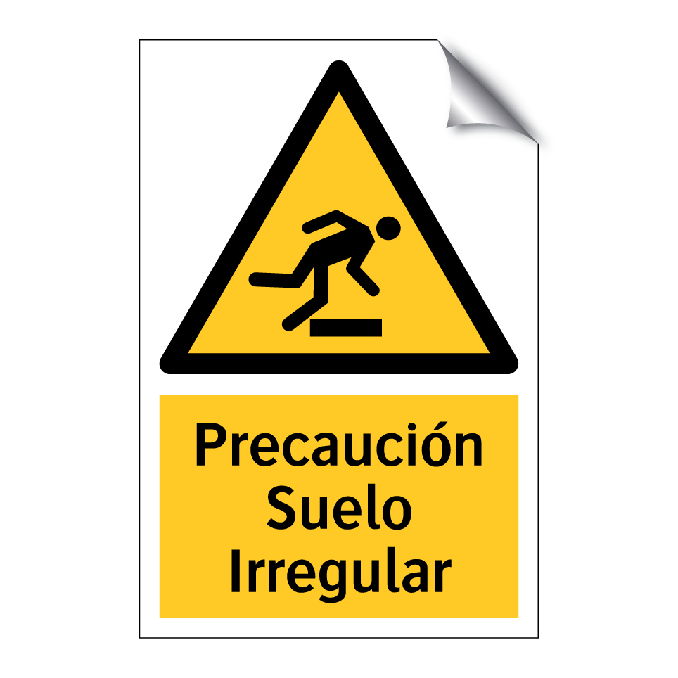 Precaución Suelo Irregular
