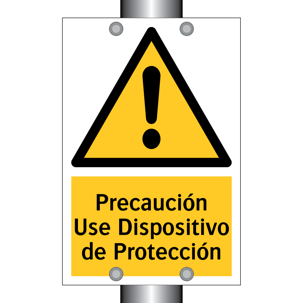 Precaución Use Dispositivo de Protección
