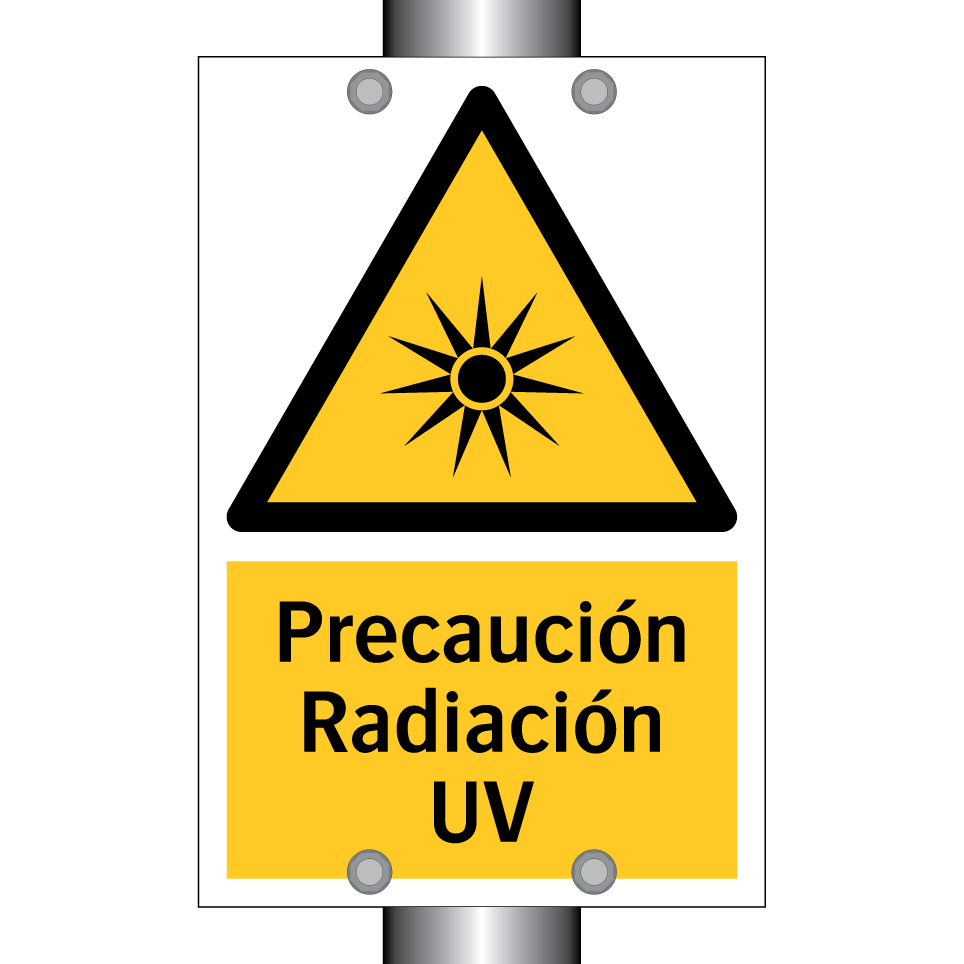 Precaución Radiación UV