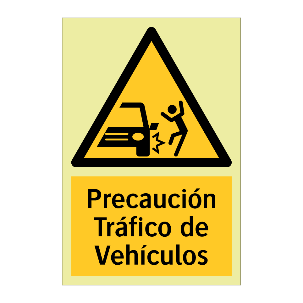 Precaución Tráfico de Vehículos