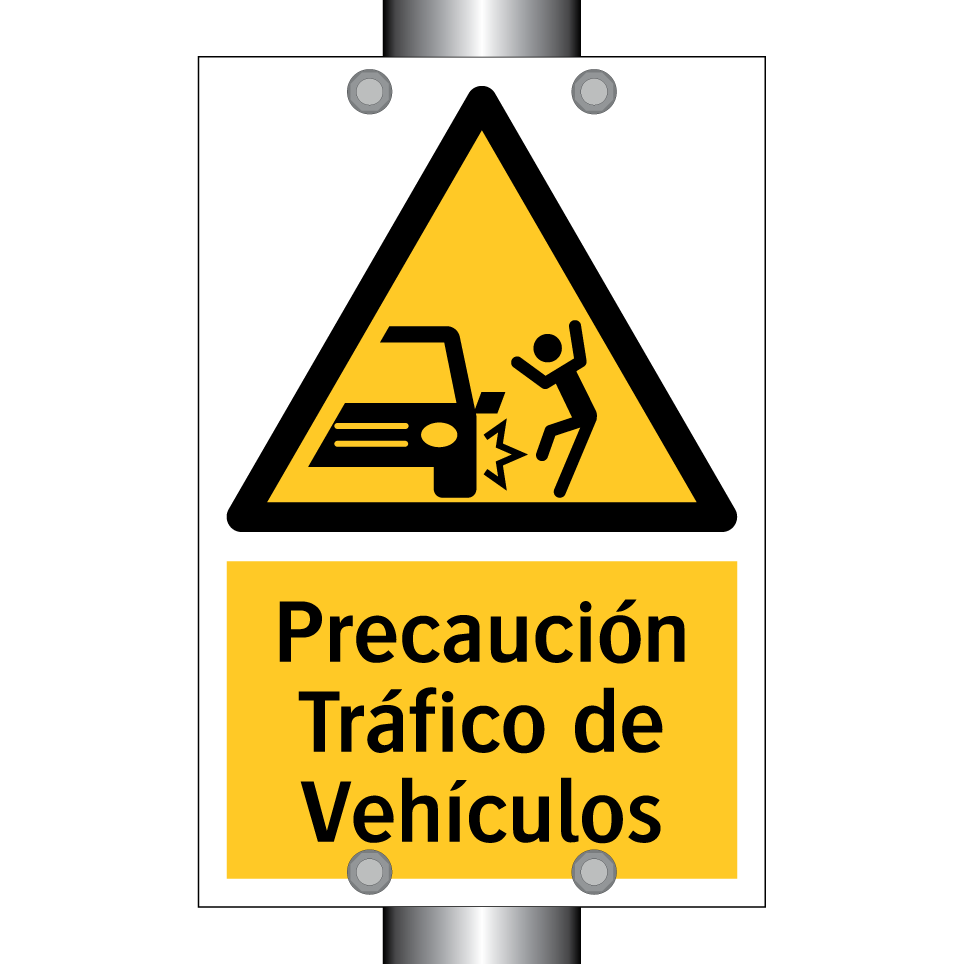 Precaución Tráfico de Vehículos