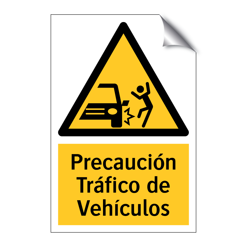 Precaución Tráfico de Vehículos