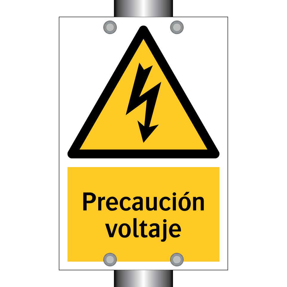 Precaución voltaje