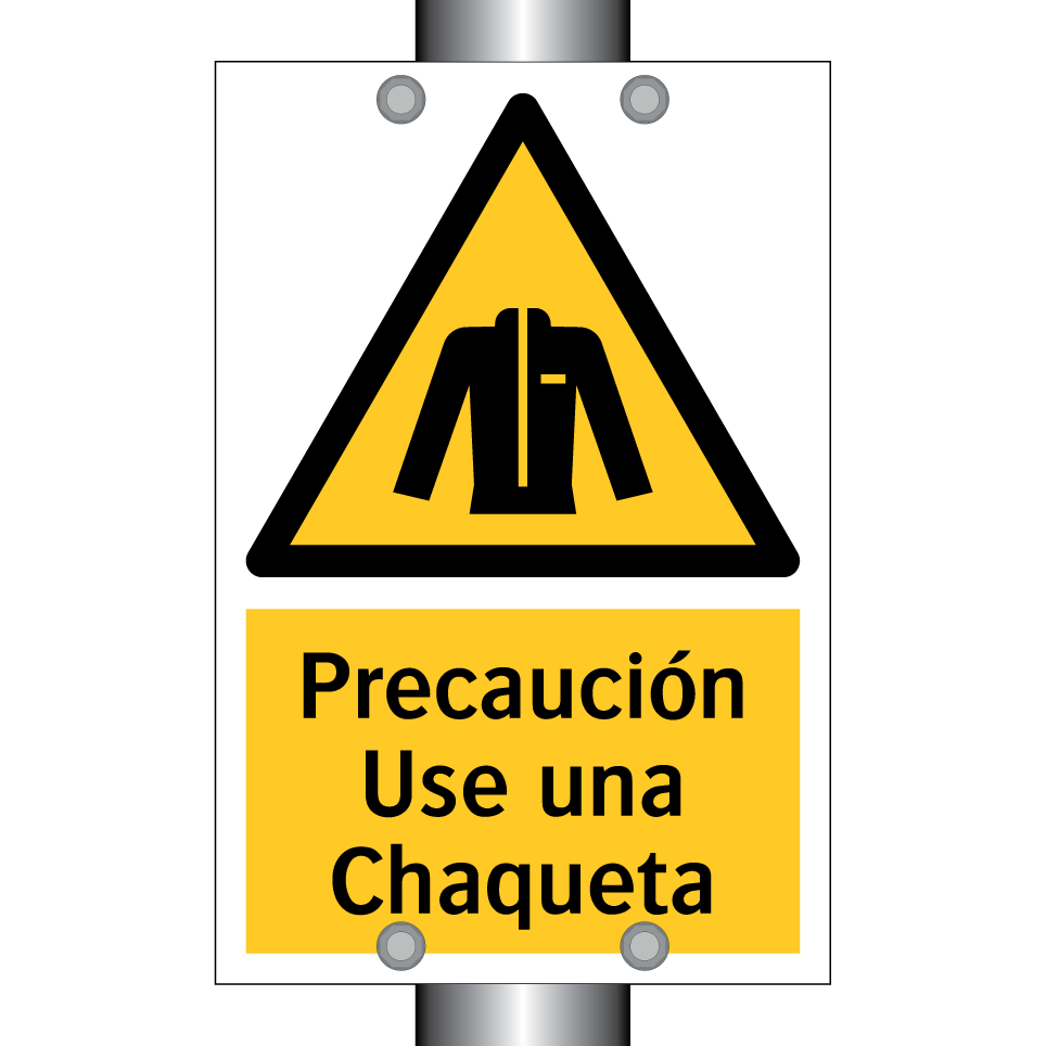Precaución Use una Chaqueta