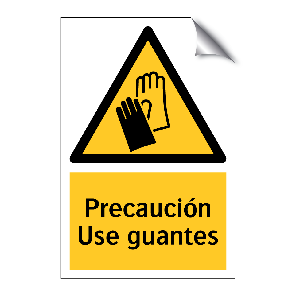 Precaución Use guantes