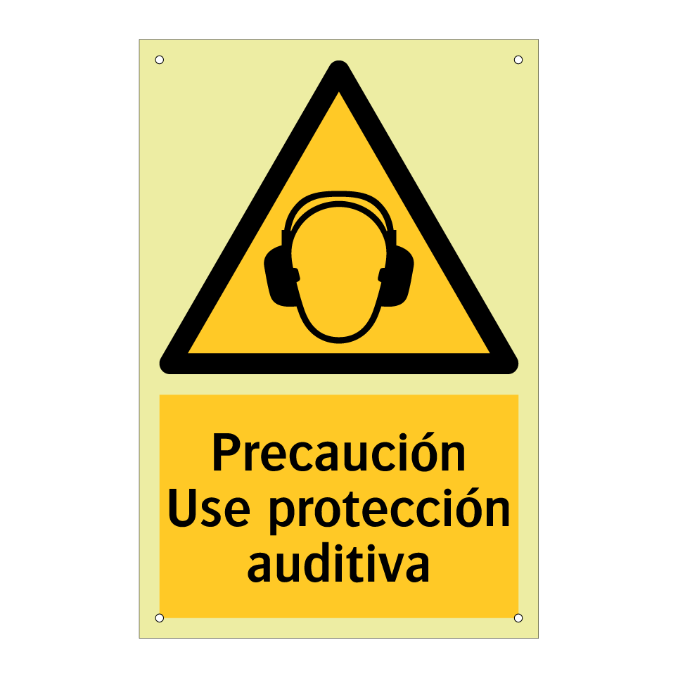 Precaución Use protección auditiva