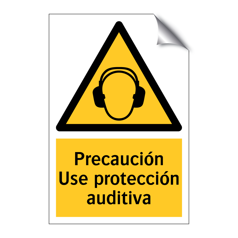 Precaución Use protección auditiva