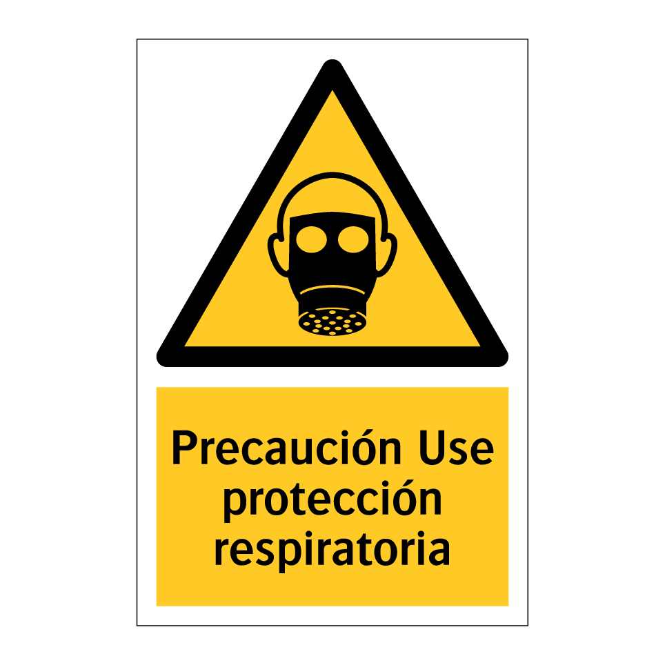 Precaución Use protección respiratoria
