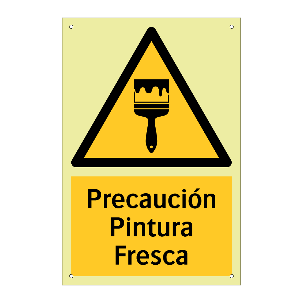 Precaución Pintura Fresca