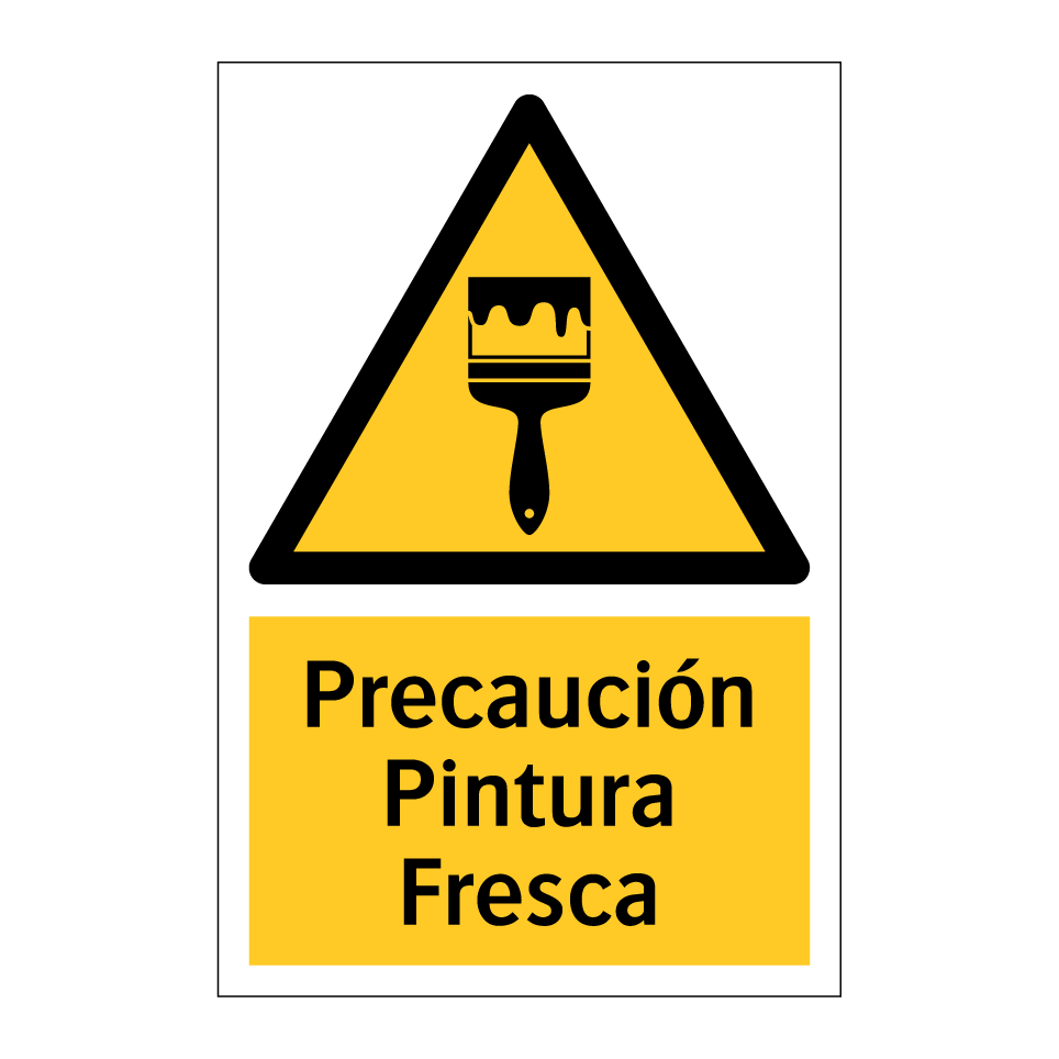 Precaución Pintura Fresca