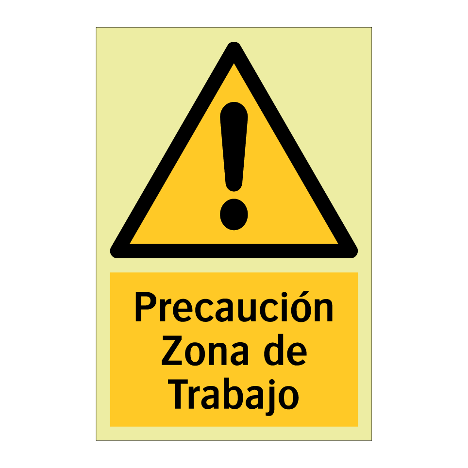Precaución Zona de Trabajo