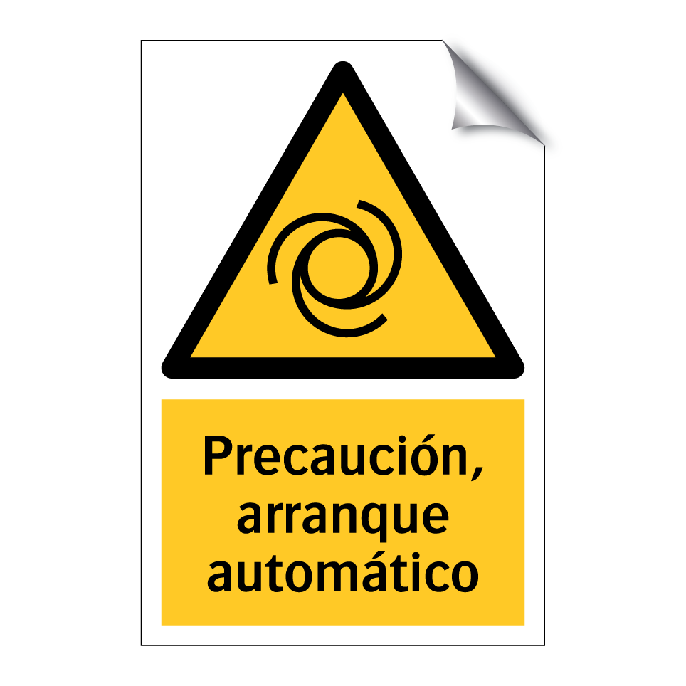 Precaución, arranque automático