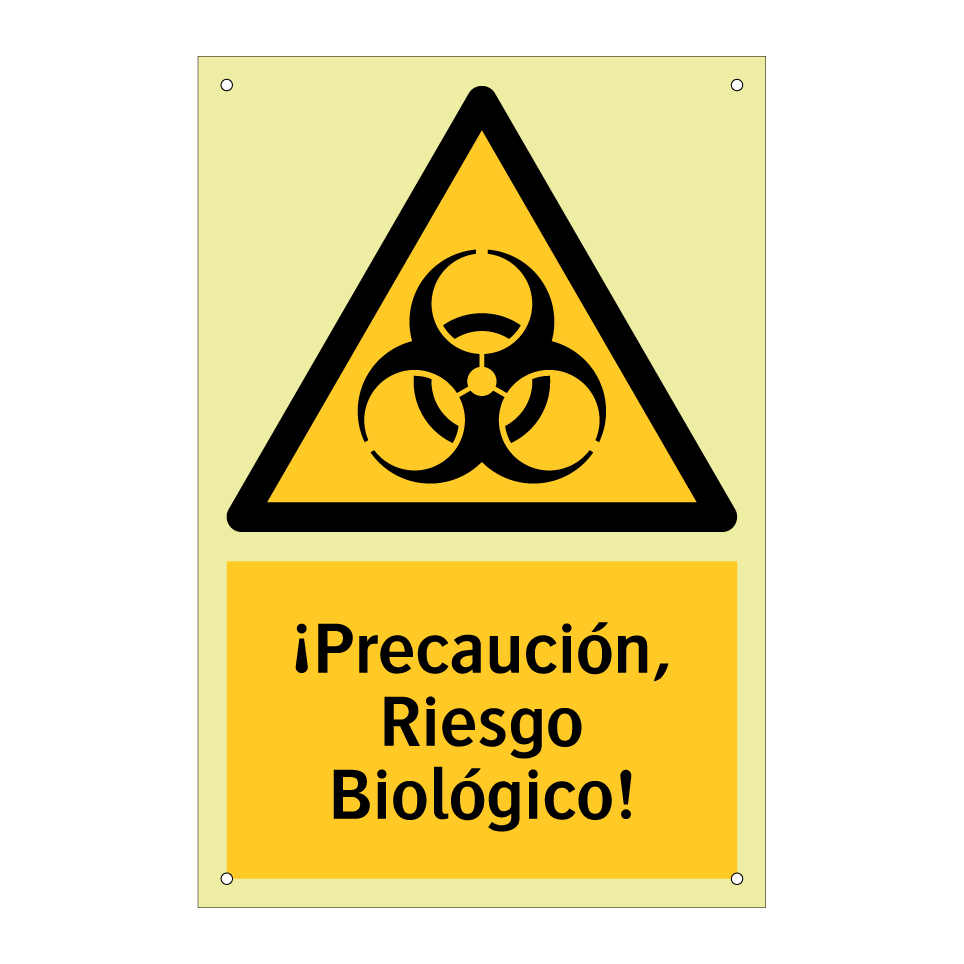¡Precaución, Riesgo Biológico!