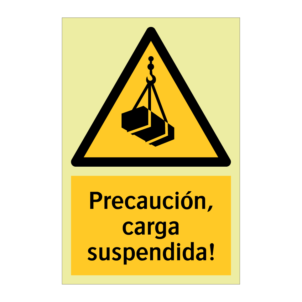 Precaución, carga suspendida!