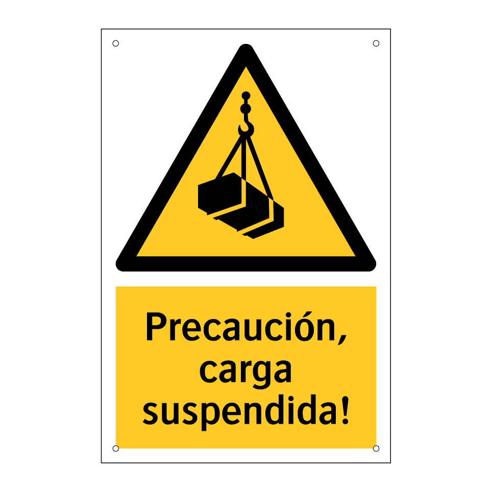 Precaución, carga suspendida!