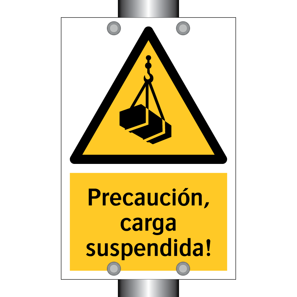 Precaución, carga suspendida!