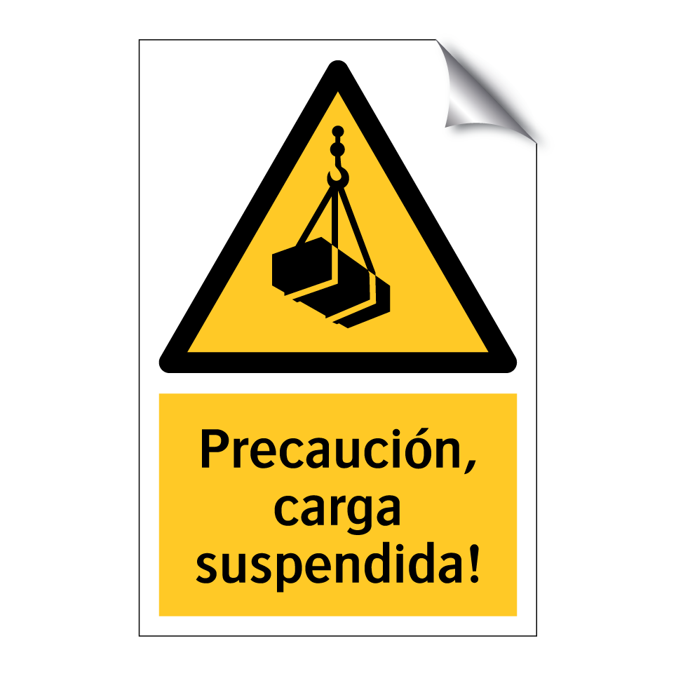 Precaución, carga suspendida!