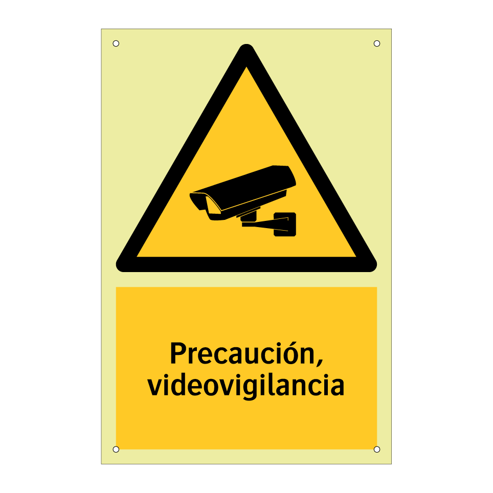 Precaución, videovigilancia