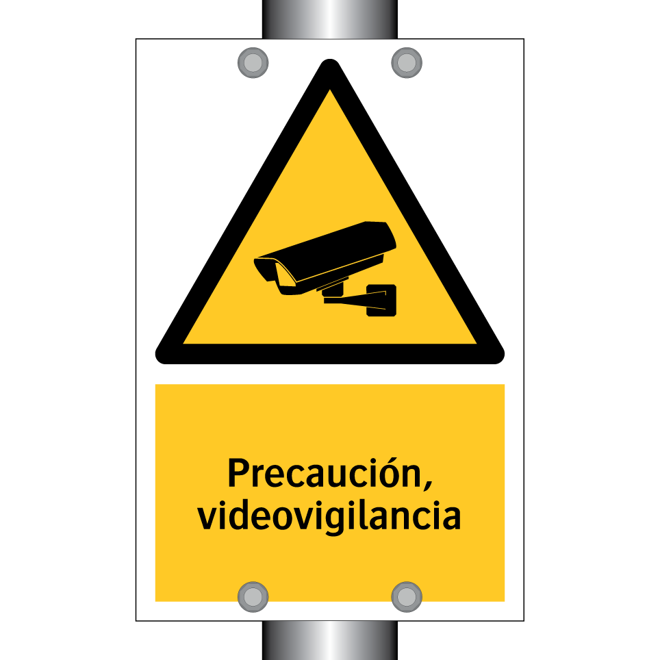 Precaución, videovigilancia