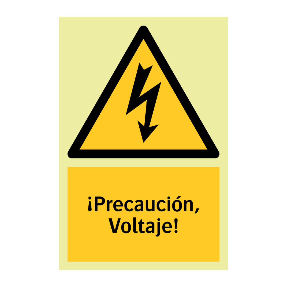 ¡Precaución, Voltaje!