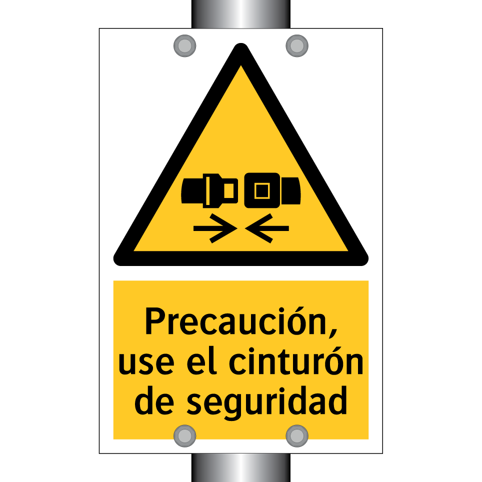 Precaución, use el cinturón de seguridad
