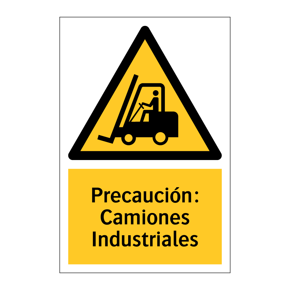Precaución: Camiones Industriales