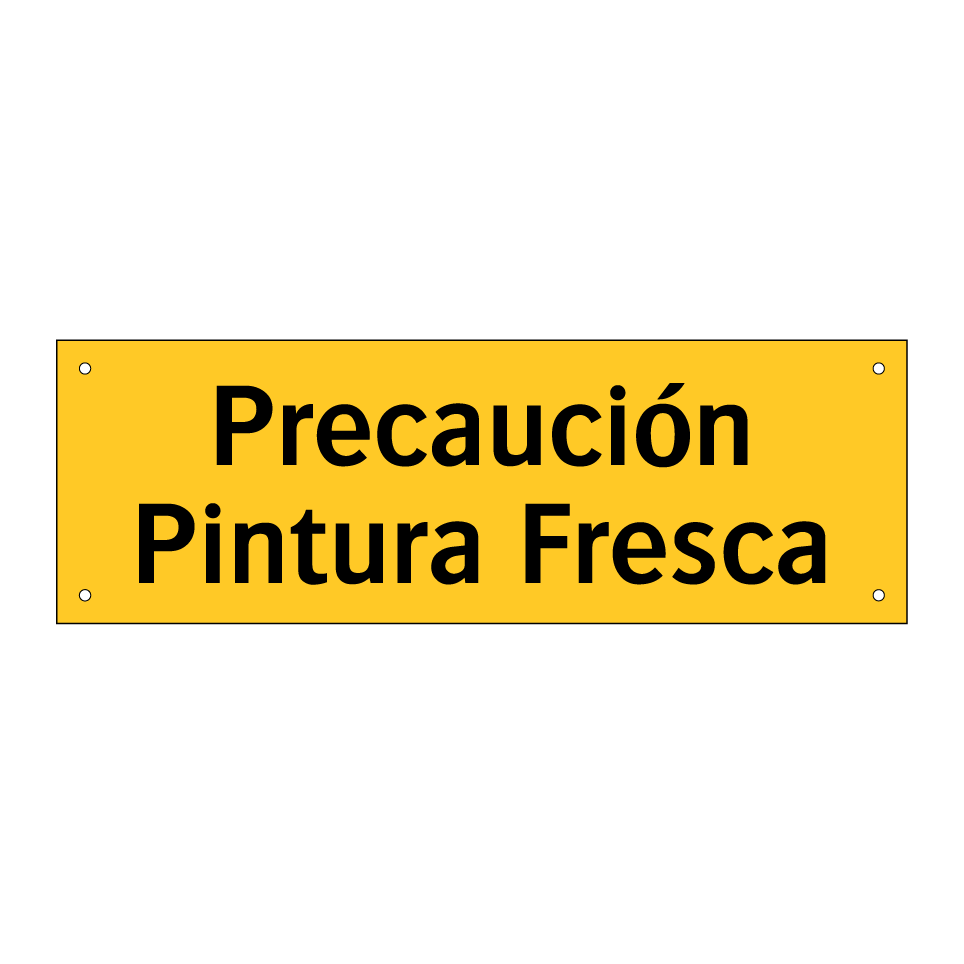 Precaución Pintura Fresca