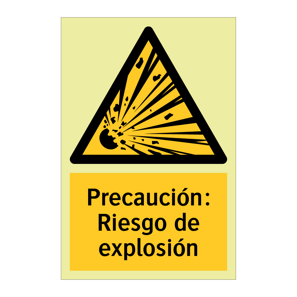 Precaución: Riesgo de explosión