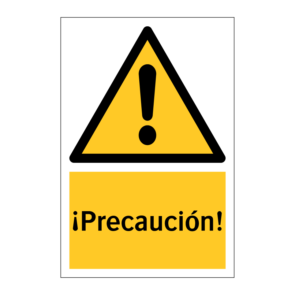 ¡Precaución!