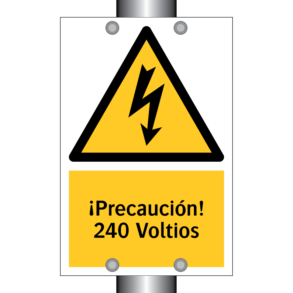 ¡Precaución! 240 Voltios