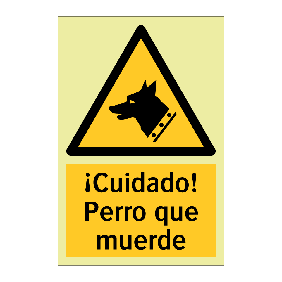¡Cuidado! Perro que muerde