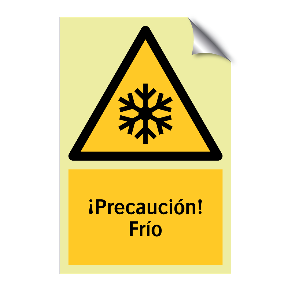 ¡Precaución! Frío
