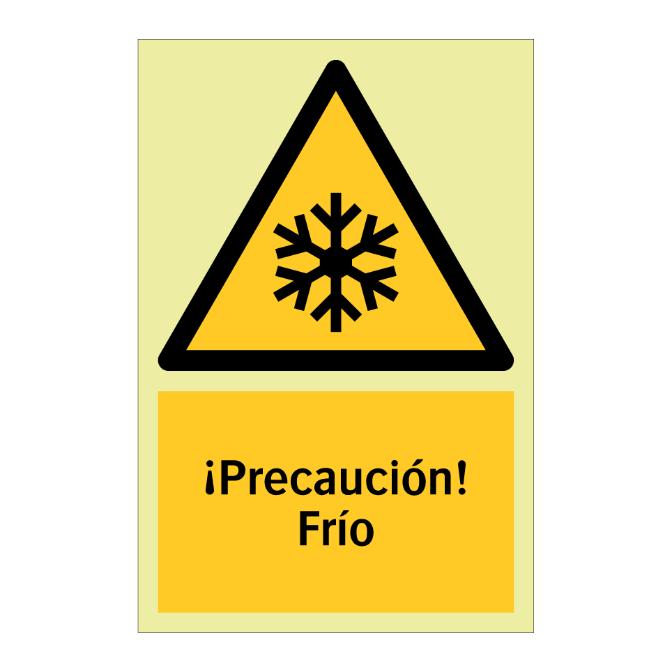 ¡Precaución! Frío