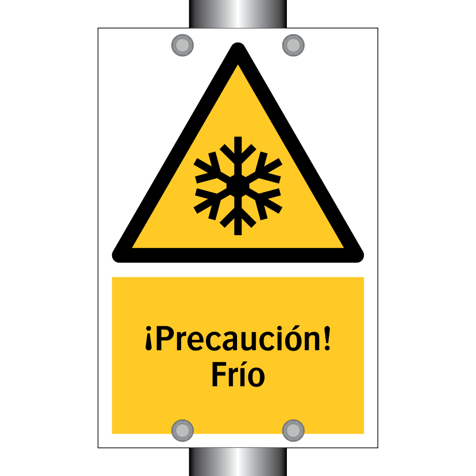 ¡Precaución! Frío